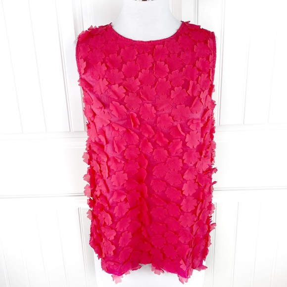 Sinequanone Tops - Sinequanone 3d Floral Applique Tank Top Blouse 8